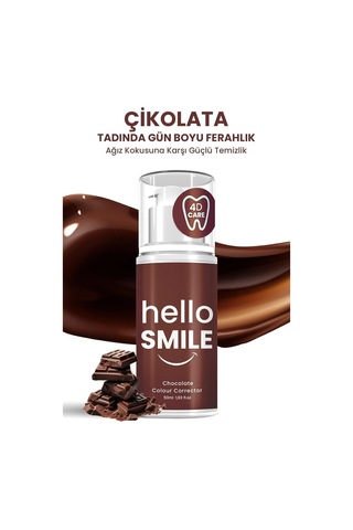 Çikolata Aromalı Anında Beyazlatıcı Diş Jeli Beyazlatma
