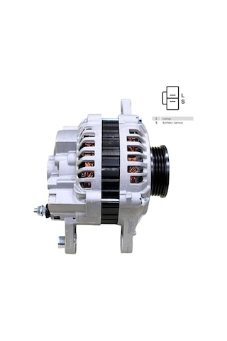 12v Alternatör Dinamo 85 A 2 Fiş L-s Hyunda Accent/excel/sonata-mıtsubıshı Colt/galant/lancer
