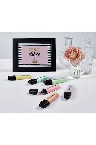 Boss Orıgınal Pastel - Fosforlu Kalem - Yeşil Çok Renkli