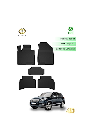 Hitaks Toyota Rav4 2005 2013 Uyumlu Araca Özel 4d Havuzlu Paspas