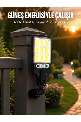 Sensörlü Sokak Tipi Lamba Günlük Kullanım İçin İdeal Kopya Çok Renkli
