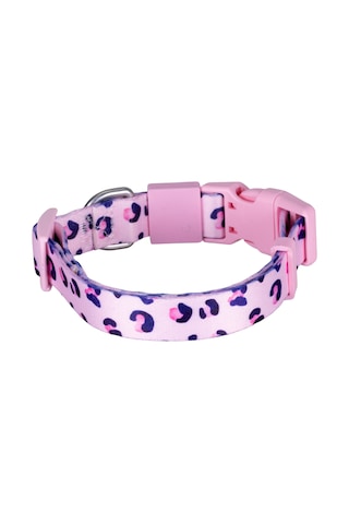 Swissplus Urban Paws Pink Leo Recycled Köpek Tasması - 20 Mm Beyaz - Pembe