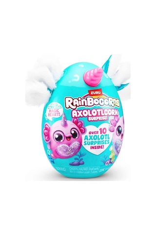 Giochi Preziosi Rainbocorns Axolotlcorn Sürpriz Peluş Rar35000 92120tq1 Beyaz Turkuaz 3lü Kulak Çok Renkli