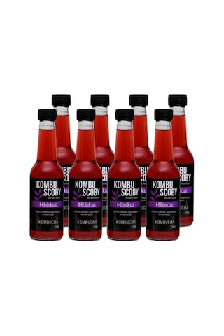 Kombu Scoby Kombucha Hibiskus Yeni Nesil İçecek 8 x 250 ML