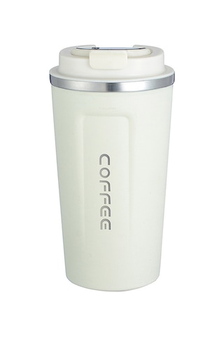 Youmex Akıllı Termometreli Paslanmaz Çelik Vakumlu Kahve Termosu - 380ml/510ml Siyah