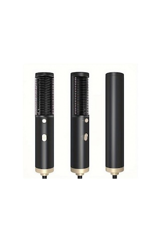 Venturemart Saç Düzleştirici Fırçası, Nano Isıtıcı Dişlere Sahip Tüm Saç Tiplerine Uygun Megawise Saç D