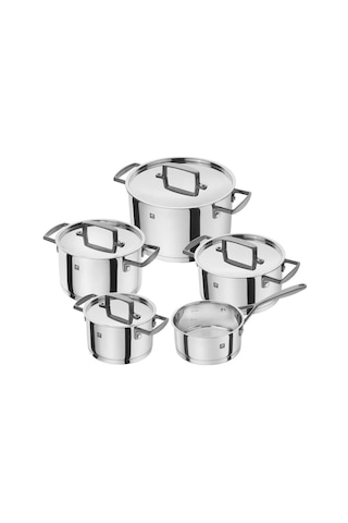 Zwilling Bellasera Black Paslanmaz Çelik Tencere Seti 5 Parça Siyah Siyah