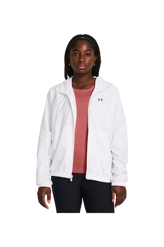 Under Armour Rival Sport Kadın Beyaz Kapüşonlu Ceket Beyaz