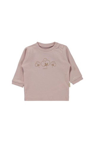 Civil Baby Organik Pamuklu 1-9 Ay Sweatshirt - Pembe