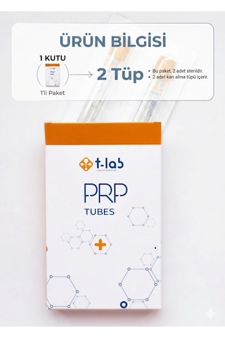 T-lab Orijinal Prp Tüpü 1 Paket 2 Tüp