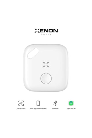 Xenon Smart Air Tag Akıllı Bluetooth Takip Cihazı Anahtar Çanta Bulucu İOS Uyumlu X6602 3 Adet