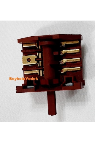 Icf Fırın 8 Uç Icf 4+4 Şartel Kademe Şalter Düğmesi