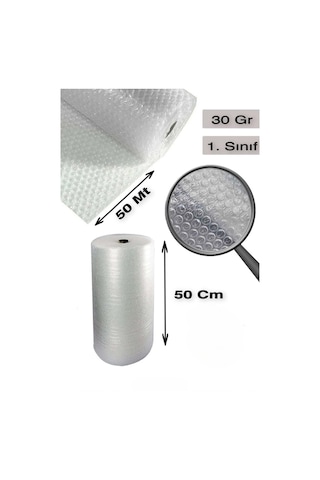 Balonlu Naylon Poşet Patpat Havalı Naylon Pat Pat 100 CM x 50 M