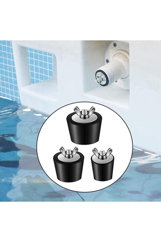 Homyl 3x 25mm/38mm/51mm Havuz Kışlama Fişi Uydurma Parçaları