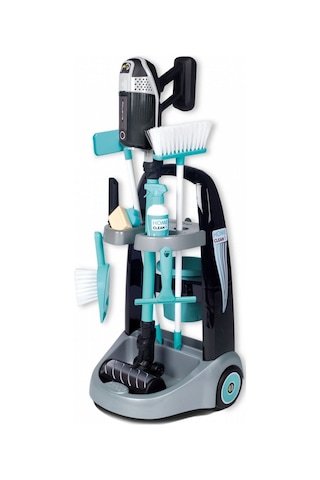 Smoby Rowenta Temizlik Seti Arabası Ve Elektrik Süpürgesi