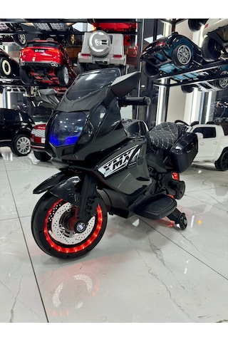 Öykü Bebek Dünyası Akülü Motor 2-8 Yaş Siyah