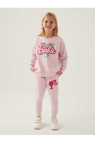 Barbie Kız Eşofman Takımı 9-14 Yaş Toz Pembe 25214764g24s1 Toz Pembe