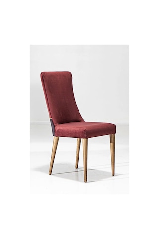 Modalife Demre Salon Yemek Mutfak Sandalyesi Bordo