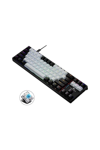 Valkyrie K710 Blue Switch Dark Alien Rgb Kablolu Oyuncu Klavye