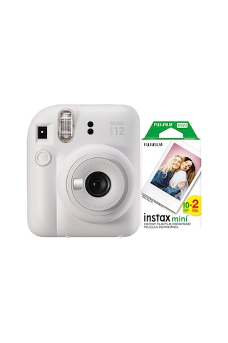 Fujifilm Instax Mini 12 Fotoğraf Makinesi + Askı + Pil + 20'li Film