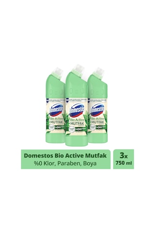 Domestos Bio Active Mutfak Çamaşır Suyu 3 x 750 ML