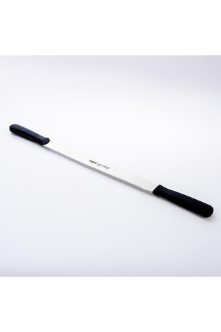 Pirge Creme Pasta Paleti Çift Saplı 30cm 71214 Siyah