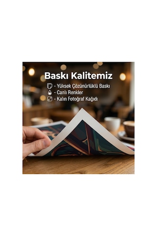 Modern Sanat Macke Rokoko Çerçevesiz Poster 21x30 Cm A4 Tablo Modern Sanat Ekspresyonizm