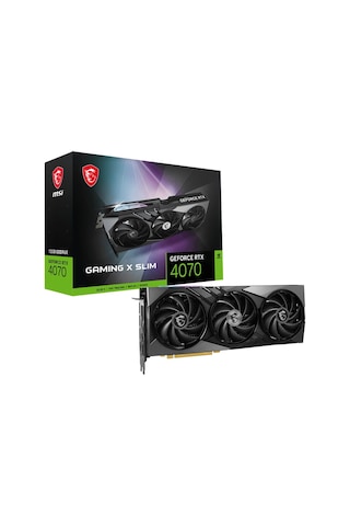 MSI NVIDIA GeForce RTX 4070 Gaming X Slim 12 GB GDDR6X 192 Bit Ekran Kartı