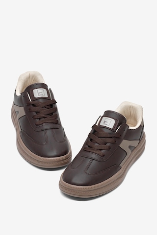 Tonny Black Rahat Kalıp Kauçuk Taban Bağcıklı Sneaker Kadın Kahve Sneaker Tbtyldz005