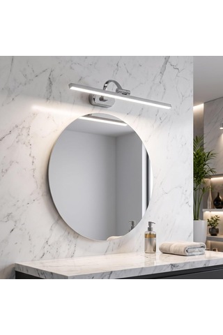 Cata Ct-5212 Krom Kasa 7w Led'li Kuğu Aplik, Günışığı Modern Dekoratif Duvar Lambası Çok Renkli
