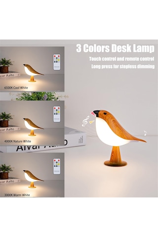 Küçük Kuş Masa Lambası, Şarj Edilebilir Kablosuz Masa Lambası Diğer