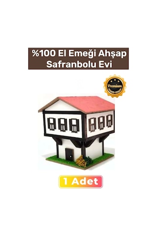 Handmade %100 El Emeği Mdf Üretimi Ahşap Safranbolu Evi Kablolu Gece Lambası