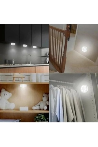 Hareket Sensörlü Taşınabilir Gece Lambası, Şarj Edilebilir Led .