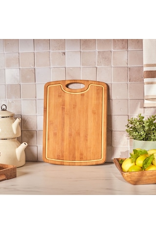 Karaca Bambu Lucy Kesme Tahtası 40x30 Cm Kahverengi