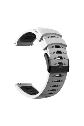 Çift Renkli Akıllı Saat Kayışı 22mm Saat Bandı C20 Pro İçin Evrensel Silikon Saat Bandı