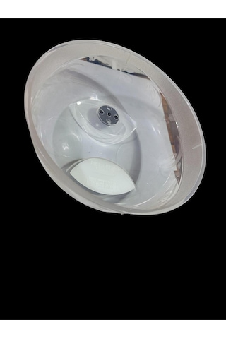 24 Cm Mikrodalga Fırın Kapağı Buhar Ayar Düğmesi Şeffaf