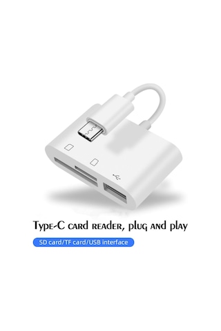 Jms 3 İn 1 Type C - Usb Kart Okuyucu