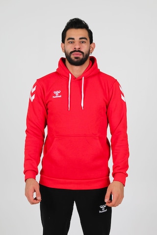 Hummel Armin Pamuklu Hoodie Kırmızı