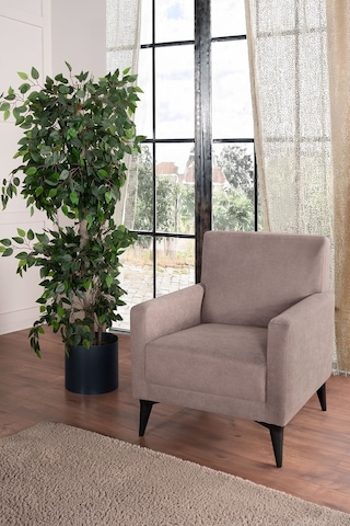 Kilim Mobilya Linda Koltuk Takımı 3 2 B B Açık Kahverengi
