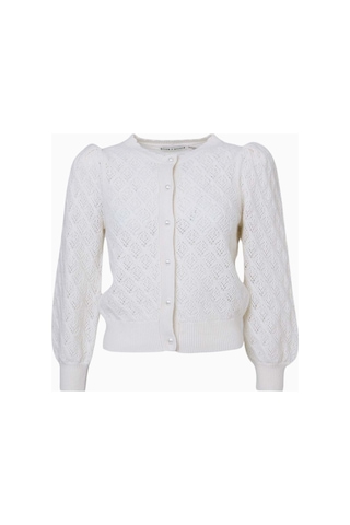 Almi Alice And Olivia Doris Dantel Kısa Hırka Krem