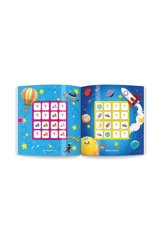 3-6 Yaş Stickerlı Sudoku Seti 260 Adet Sticker