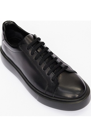 Altınyıldız Classıcs Ceremony Erkek Sıyah %100 Deri Rahat Taban Spor Sneaker Ayakkabı Siyah