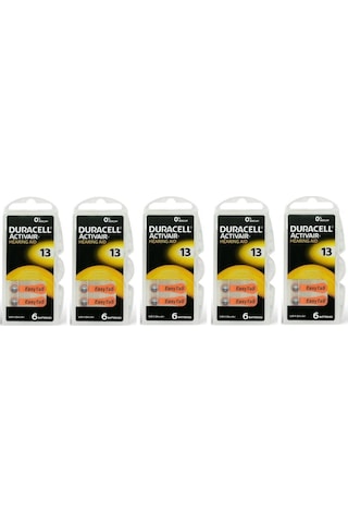 Duracell Activair PR48 13 Numara Pili 6 x 5'li