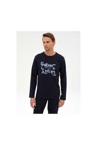 Pierre Cardin Erkek Lacivert Pijama Takım 50322652-200 Lacivert