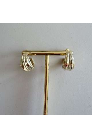 Masaliko Ci Gümüş Küpe Ms3173, 925 Ayar Gümüş Altın