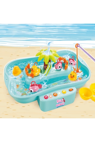 Ogi Mogi Toys Pilli Müzikli Hareketli Balık Tutma Oyunu