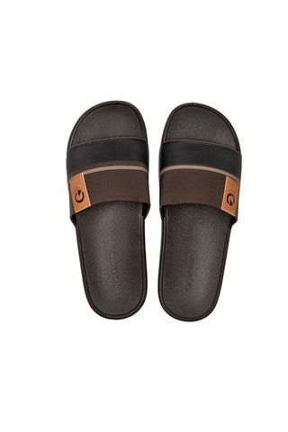 Dakar Slide Erkek Terlik Kahverengi 39/46 Kahverengi