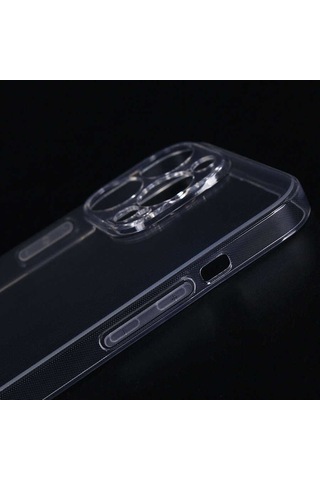 Mobilteam Apple Uyumlu iPhone 13 Pro Max İmax Silikon-renksiz Renksiz