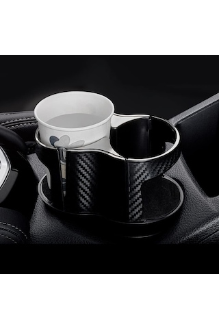 Tüm Amaç 2'de 1 Araba Kupası Tutucu Genişletici Adaptörü, 360 Dönen Ayarlanabilir Çok Fonksiyonlu Organizatör, Tekne/karavan İçin