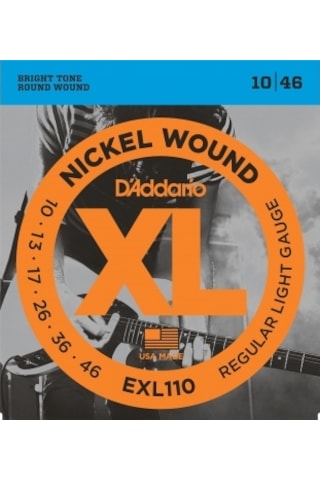 Daddario Exl110 Elektro Gitar Teli 10-46 Daddario Exl110 Elektro Gitar Teli 10-46